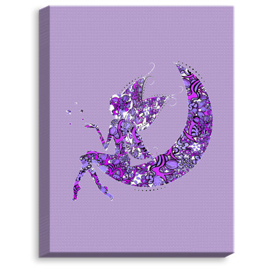 « fée moon i » par susie kunzelman, impression sur toile tendue