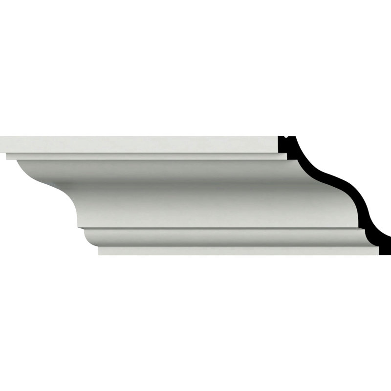 Moulure couronnée June, H 4,75 po x l 94,5 po x P 4,75 po