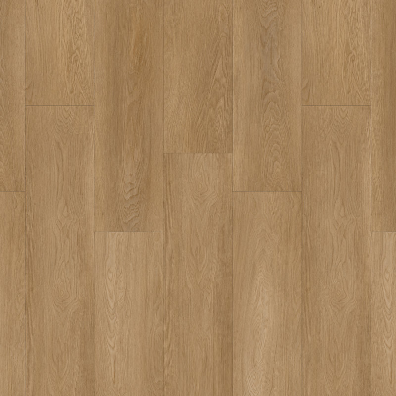 Palermo Plancher en vinyle SPC à clic imperméable, 7 po x 54 po x 6 mm avec sous-couche intégrée