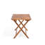 Rectangular Acacia Solid Wood Outdoor Dining Table - 140 cm W 75 cm D