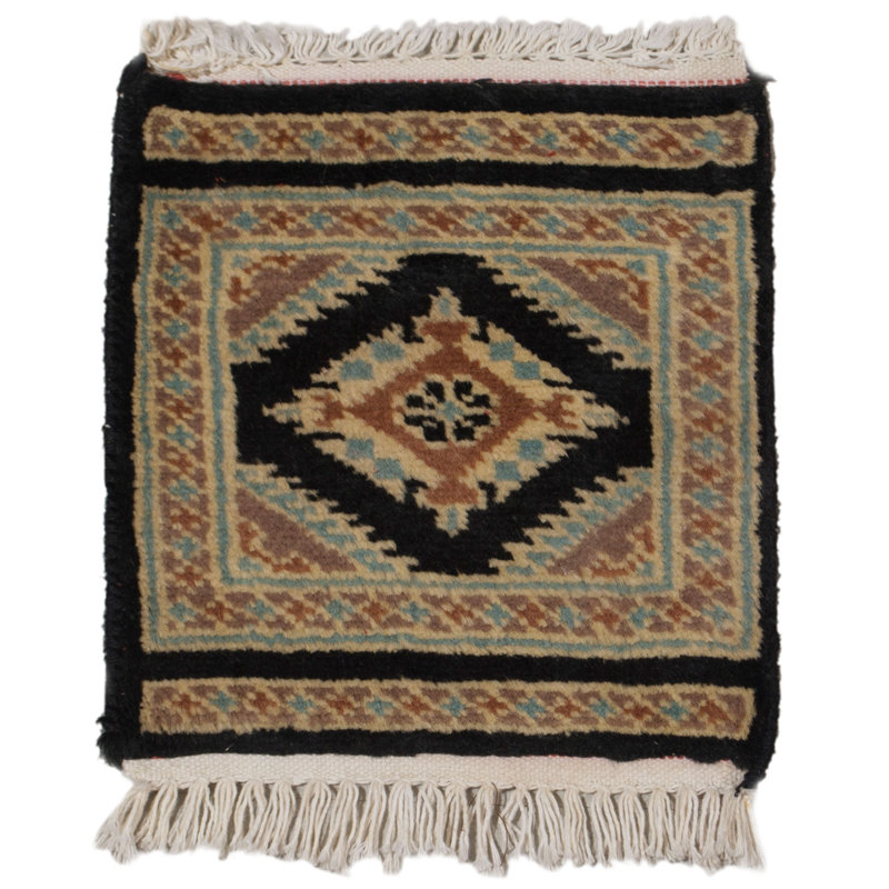 Nihal Oriental Hand Knotted 30cm X 30cm Area Rug