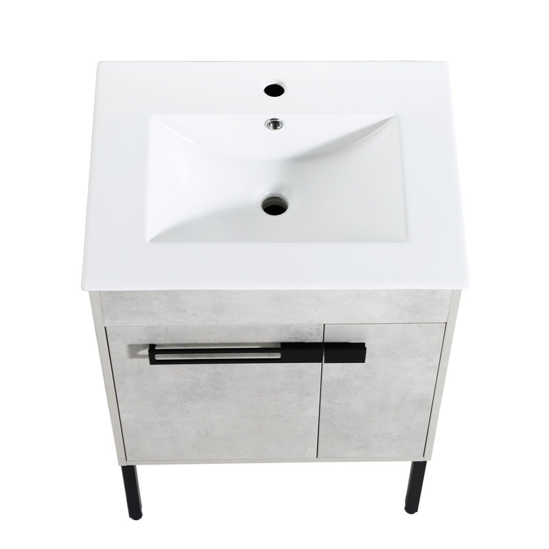 Meuble-lavabo autoportant ou flottant Roscheid