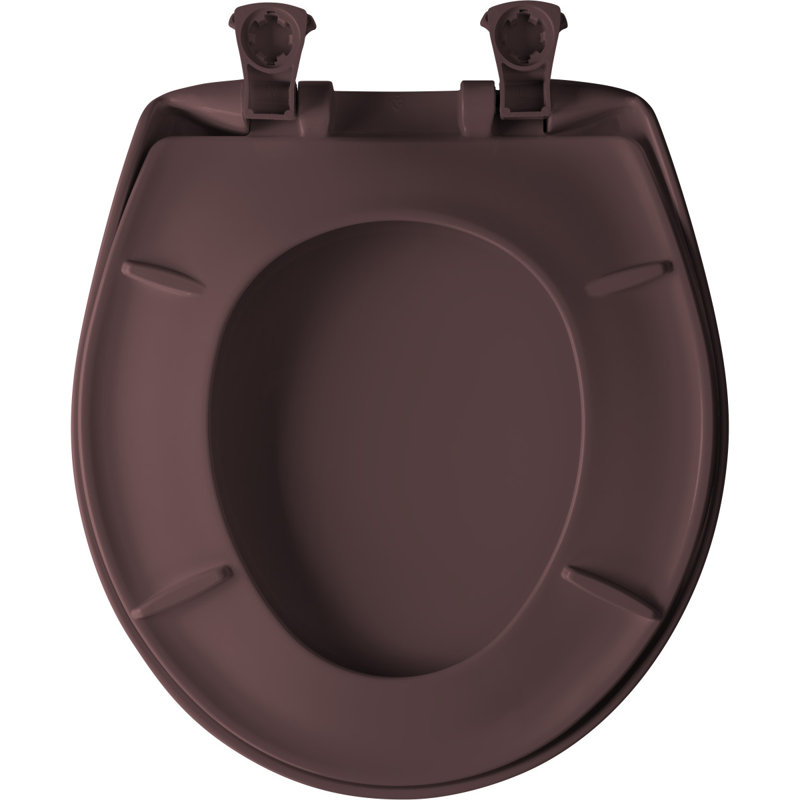Round Toilet Seat and Lid, Raspberry