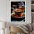 White Single Picture Framed