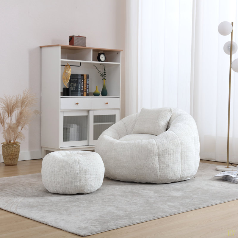 Fauteuil à billes United We Win, Chenille beige