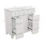 Meuble-lavabo 36 po avec lavabo en céramique robuste et portes polyvalentes avec tablettes et tiroirs spacieux-1726690132