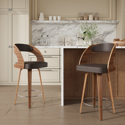 Tabouret de comptoir pivotant 26 po Modern