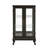 Curio Cabinet With Tempered Glass Doors