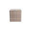 Table basse 68 gallons en osier / rotin avec rangement brun et gris