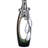 Tall Polyresin "Balleria" Candleholder, Crystal and Glass Accent-1272738096