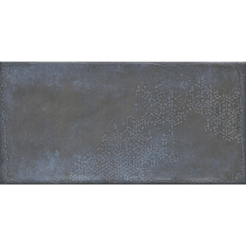 Exhale Gris 6 in. x 12 in. Glossy Porcelain Wall Tile (9.18 sq. ft./Case), Azul