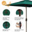 Parasol de marché carré 6 pi Nahlani-267458416
