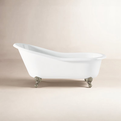 Dian 54" Freestanding Soaking Cast Iron Bathtub