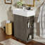 Meuble-lavabo 21,6 po avec lavabo en céramique