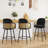 26" Swivel Boucle Upholstered Bar Stool-1117123226-1132036702