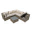 Trafecanty 5 Seater Rattan Sofa Set-1586091797