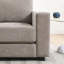 Fauteuil d'appoint surdimensionné avec accoudoirs larges-2102825019