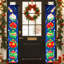 Merry Christmas Doors Banner Ball Porche sign for Christmas Front Front