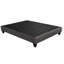 Base de lit plateforme très grand, base de lit tapissier, gris foncé-311299389