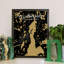 Yellowknife City Map - No Frame Print-1123785768