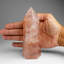 Genuine Polished Strawberry Quartz Point (1.2 Lbs)