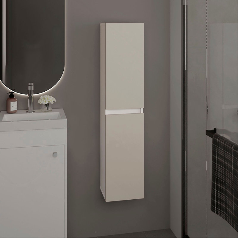 Bathroom Cabinet, 2 Doors, 4 Shelves