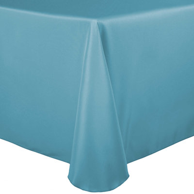 5 Pack Oval Polyester Linen Tablecloth