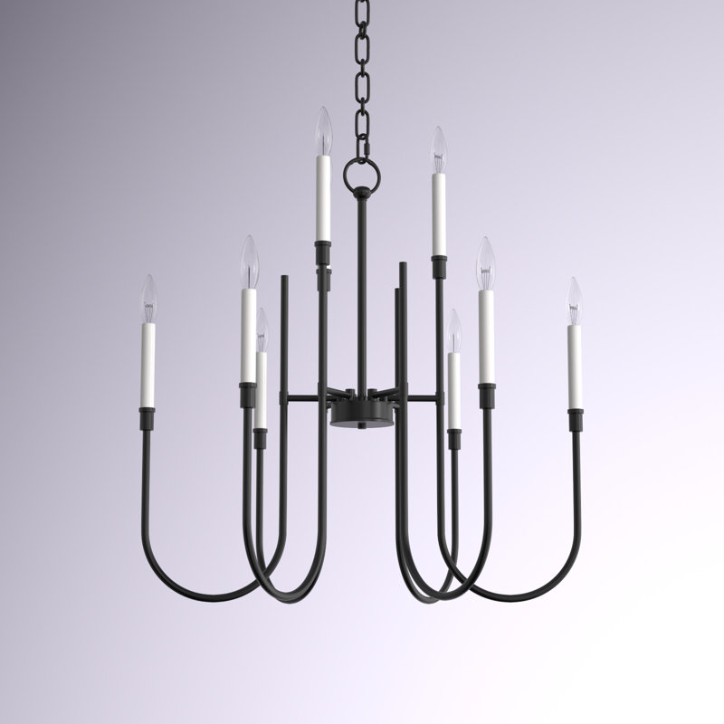 Lustre classique à 9 lumières de style bougie Anelys