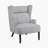 Ferriday 27.5" Flared Arms Chenille Chair-1736313754