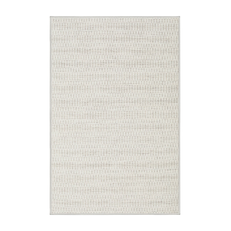 Tapis gris zone contemporaine, Rectangle 5 pi x 7 pi