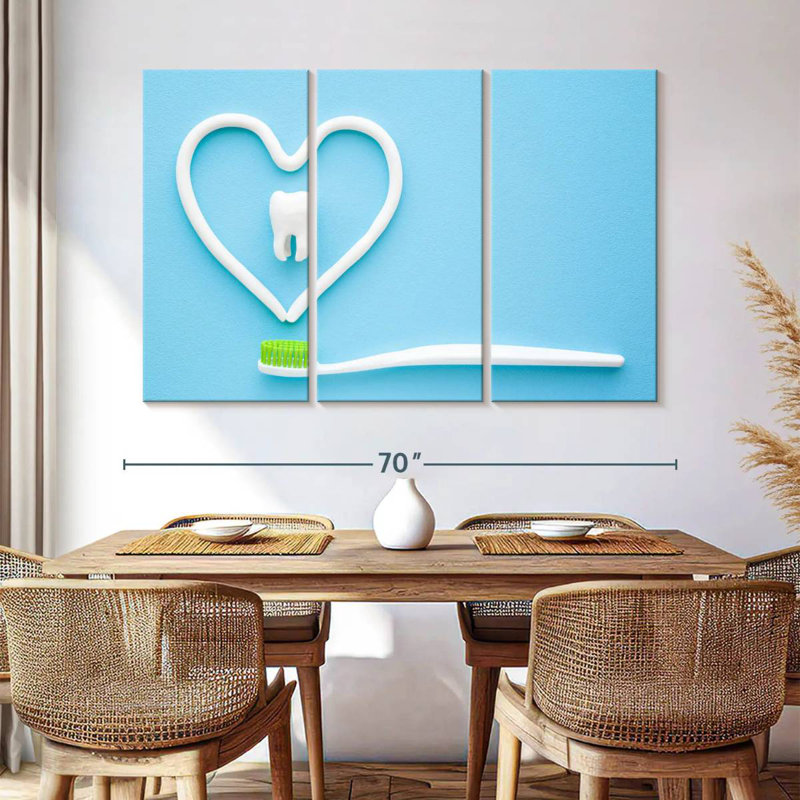Alcaraz Love Your Teeth, 42" H x 65" W