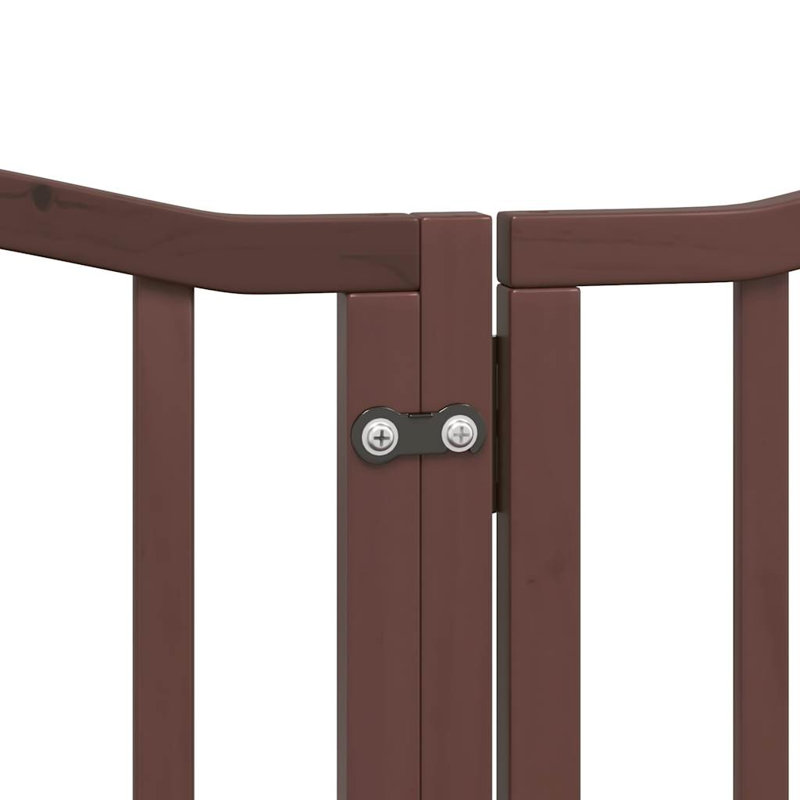Lissie Solid Wood Dog House Door, 60cm H x 750cm W x 2cm D, Brown