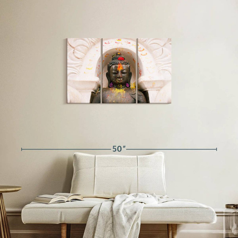 Adella Gautama Statue, 20" H x 33" W
