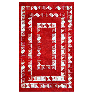 Majestik Geometric Hand Woven Indoor / Outdoor Area Rug