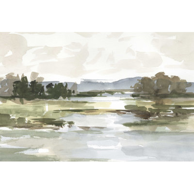 " Autumn Stream II " by Ethan Harper Painting Print