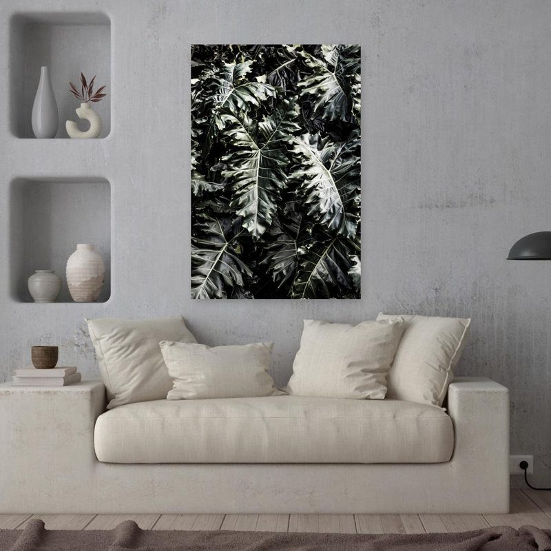 Art contemporain contemporain, paysage abstrait, H 36 po x l 24 po