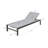 Nanafalia Aluminum 77.5" Long Reclining Single Chaise-1138070757