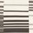 Kilim Hand Woven Flat Weave Wool/Cotton Striped Rug in Ivory/Brown-12415113