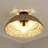 Yelverton Semi-Flush Mount - Woven Sweet Grass-1477353905
