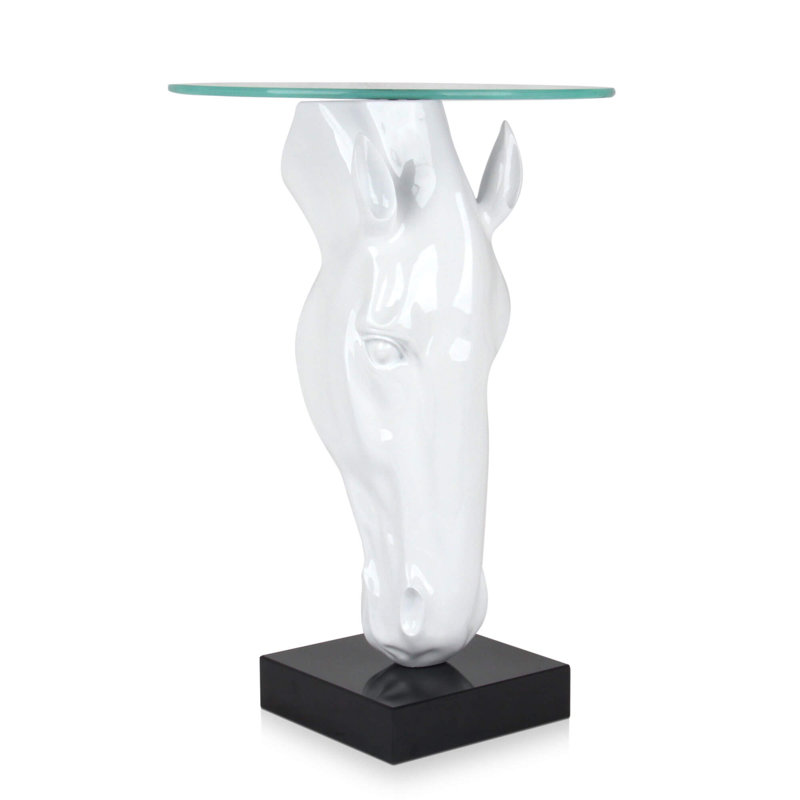 Balough Glass Top End Table