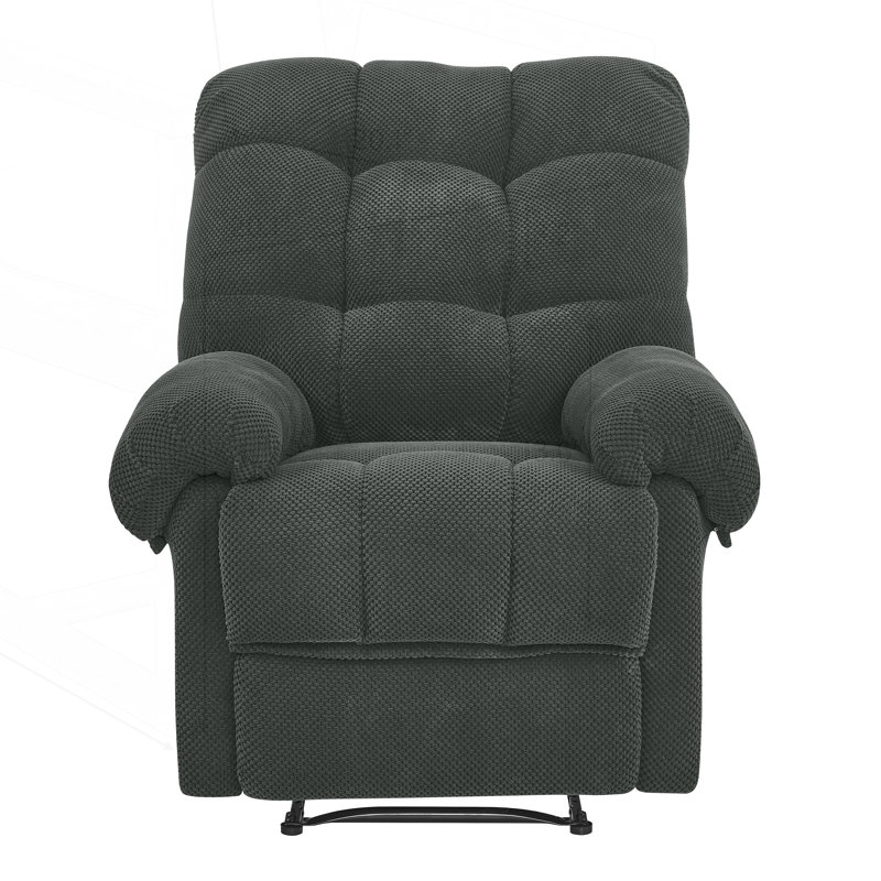 Fauteuil inclinable rembourré avec repose-pieds rembourré, support ergonomique pour la lecture et le cinéma maison, sièges en tissu doux