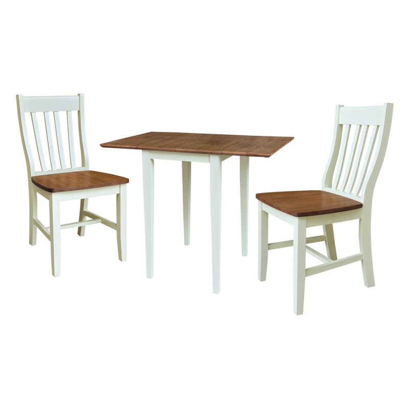 Domie 3 Piece Drop Leaf Dining Set