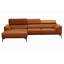 Blagovesta Genuine Semi-Aniline Leather Corner Sofa with Upholstered Frame-1093460017-1093460020