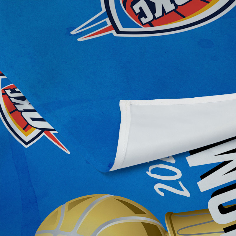 NBA Oklahoma City Thunder Champs Banner Up