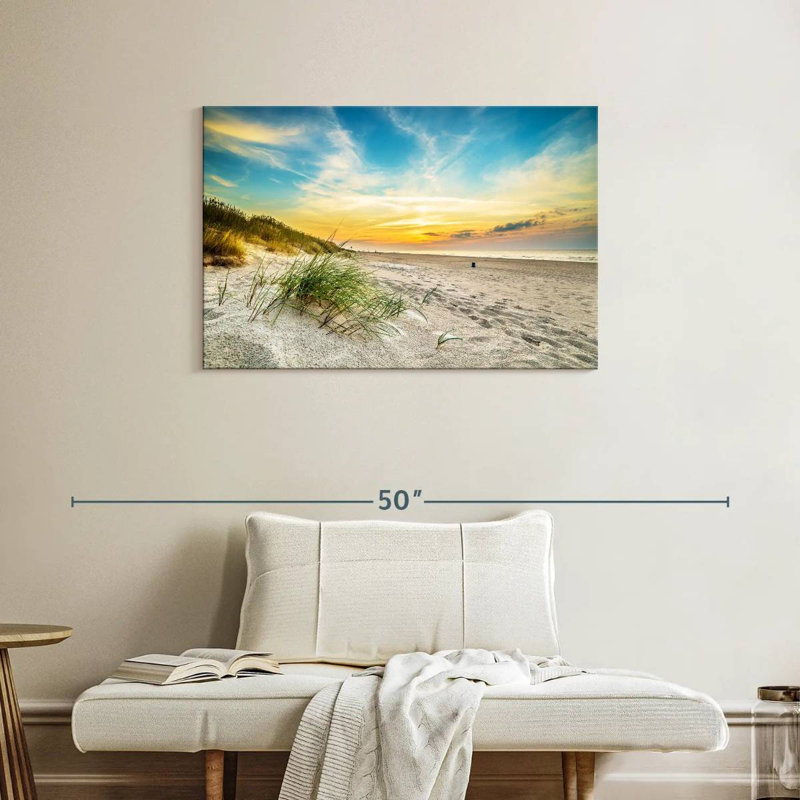 Dunes de sable de plage polies, H 24 po x l 36 po