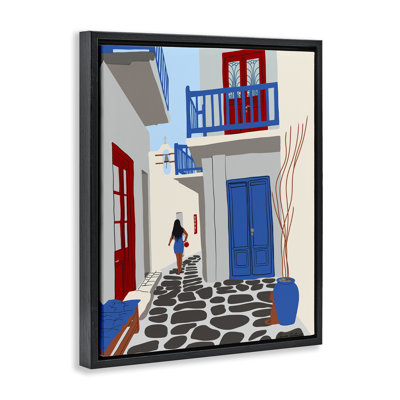 «Mykonos City Alley» par Carrie Cantwell