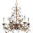 Avelie 6 - Light Candle Style Traditional Chandelier-430396679