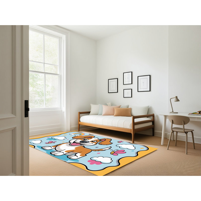 Tapis mignon pour enfants, Rectangle de 5 pi x 8 pi