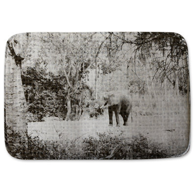 Perrin Memory Foam Non-Slip Bath Mat
