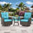 Allo 22"W x 25"D Outdoor Furniture Replacement Seat/Back Cushions-100079570-111861052